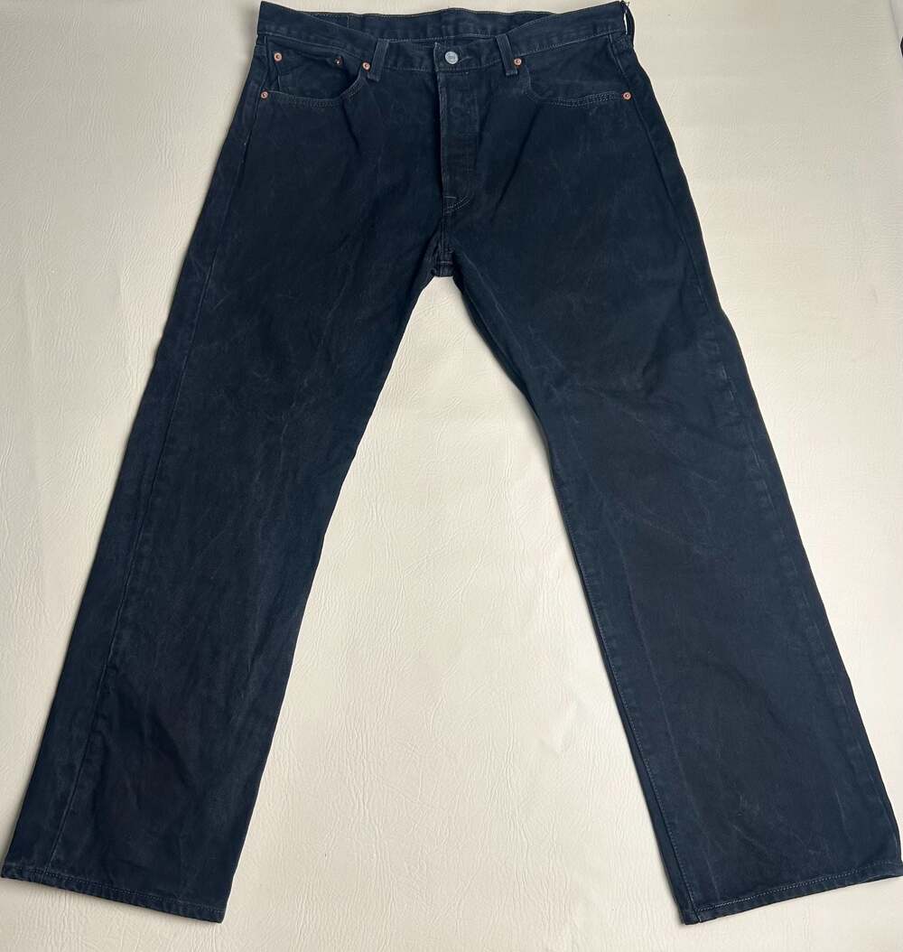 Levi's 501 Original Fit Button Fly Black Jeans W38 L32